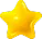 Ilustração de uma estrela dourada.
