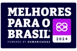 Logo Melhores para o Brasil de empresas humanizadas.